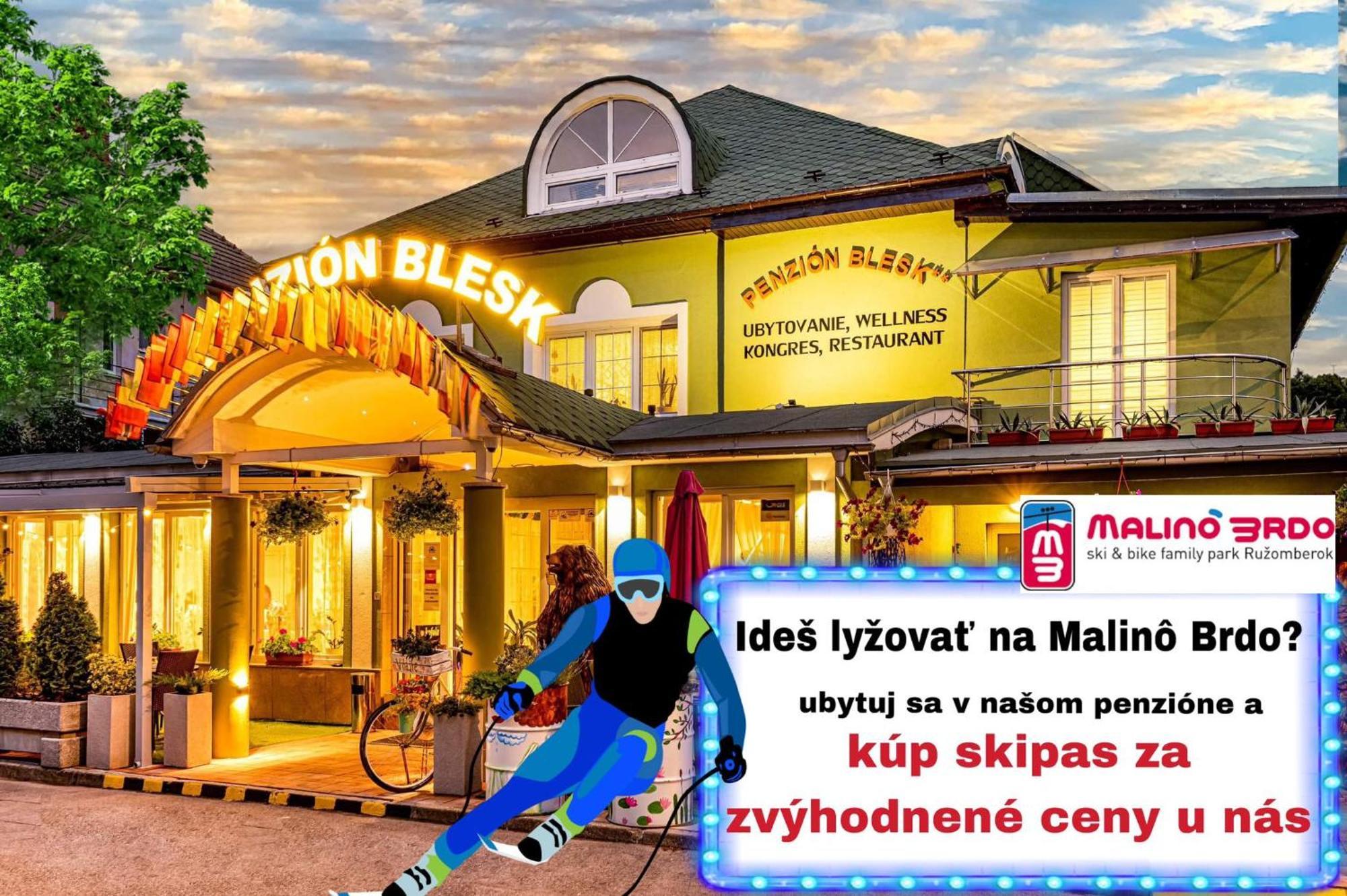 Penzion Blesk รูชอมแบรอค ภายนอก รูปภาพ